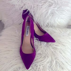 Purple Steve Madden Daisie Pumps
